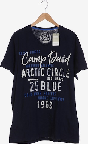 CAMP DAVID T-Shirt XXXL in Blau: predná strana