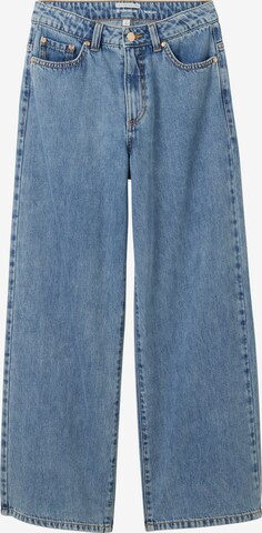 TOM TAILOR Wide leg Jeans in Blauw: voorkant