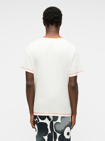 Marimekko Футболка 'TARTTUA UNIKKO PLACEMENT' в Белый