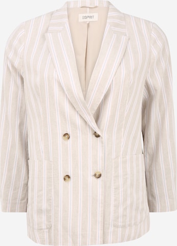 Esprit Curves - Blazer en beige: frente