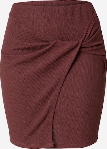 ABOUT YOU Юбка 'Kasha Skirt' в Коричневый: спереди