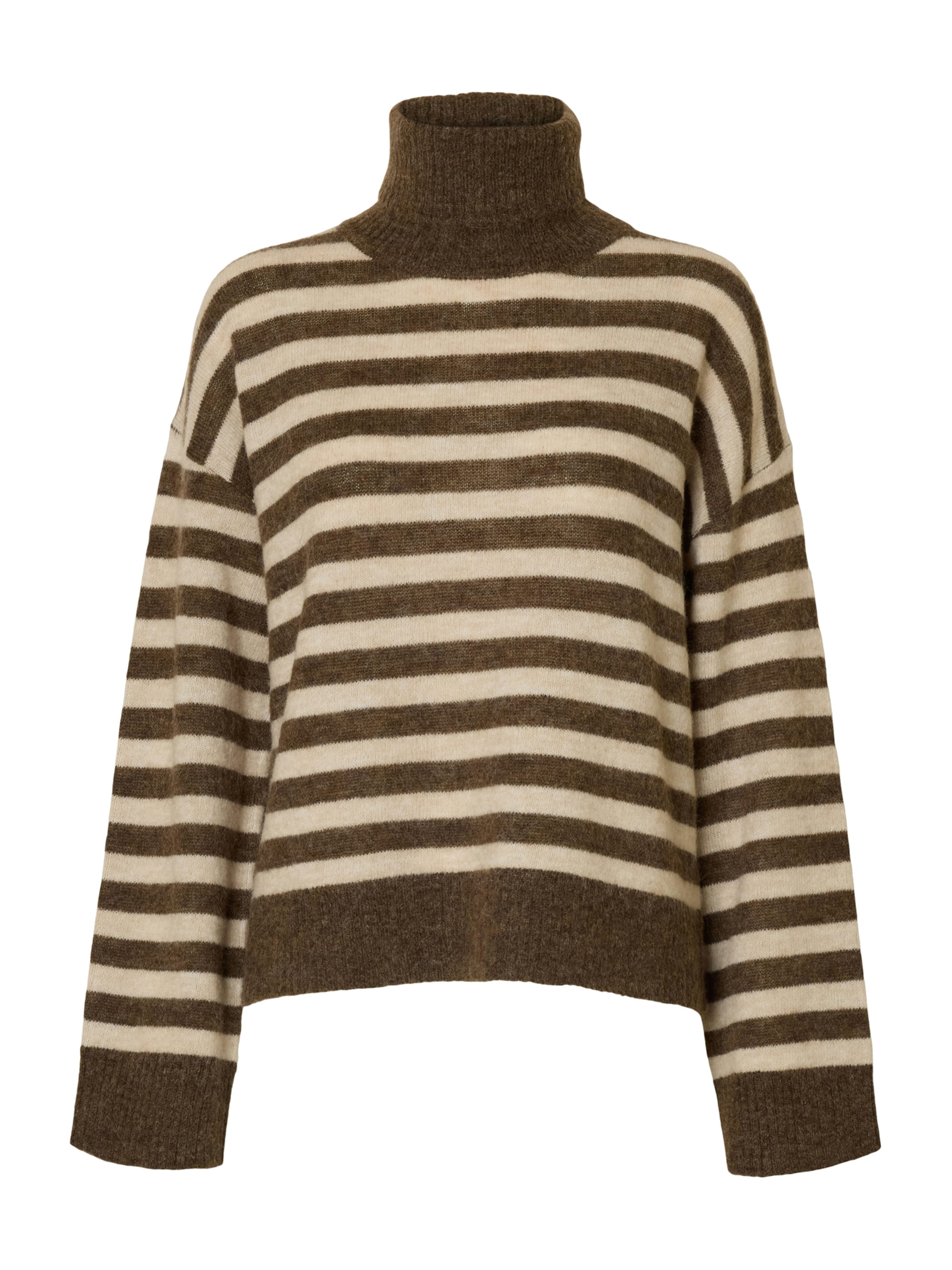 SELECTED Pullover 'SLFLulu' in Braun: Vorderseite