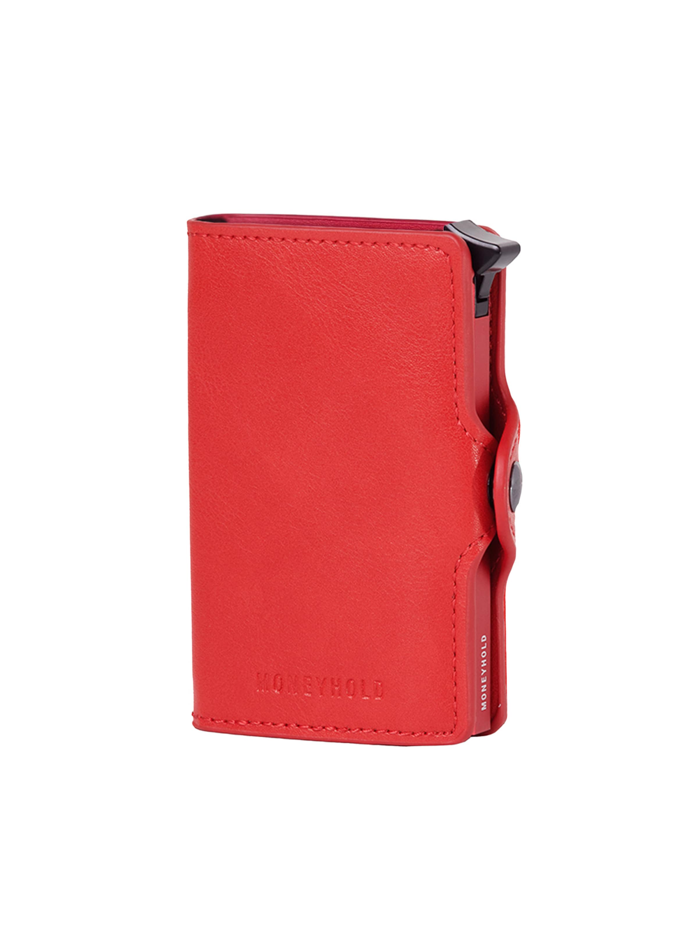 Portamonete di Moneyhold in rosso: frontale