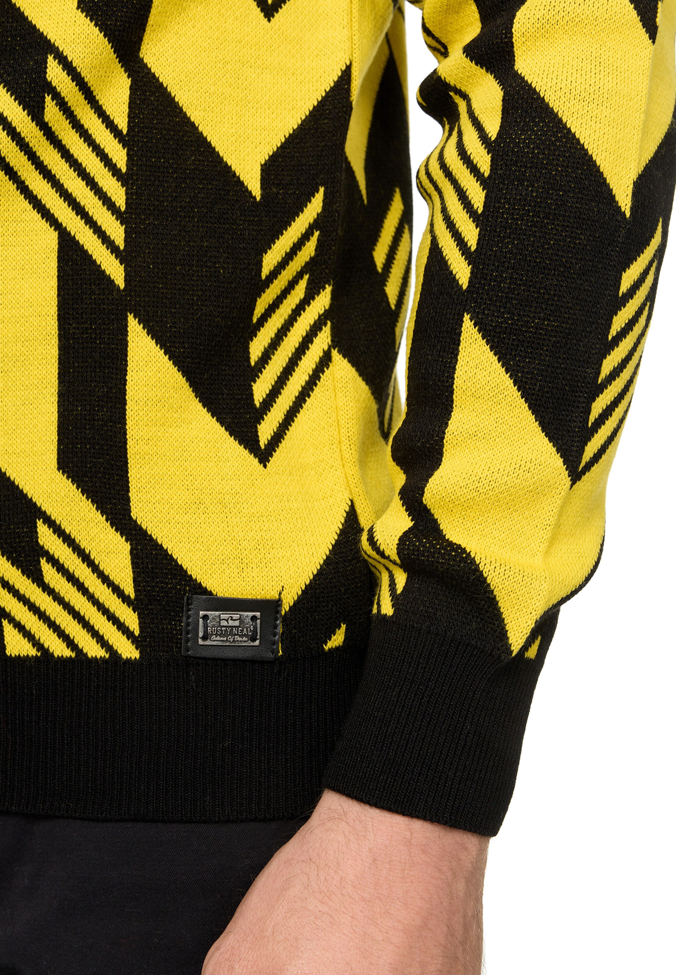 Rusty Neal Pullover in Gelb