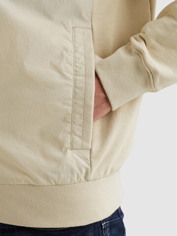PME Legend Overgangsjakke 'Hybrid jacket with zipper closure and side pockets' i beige