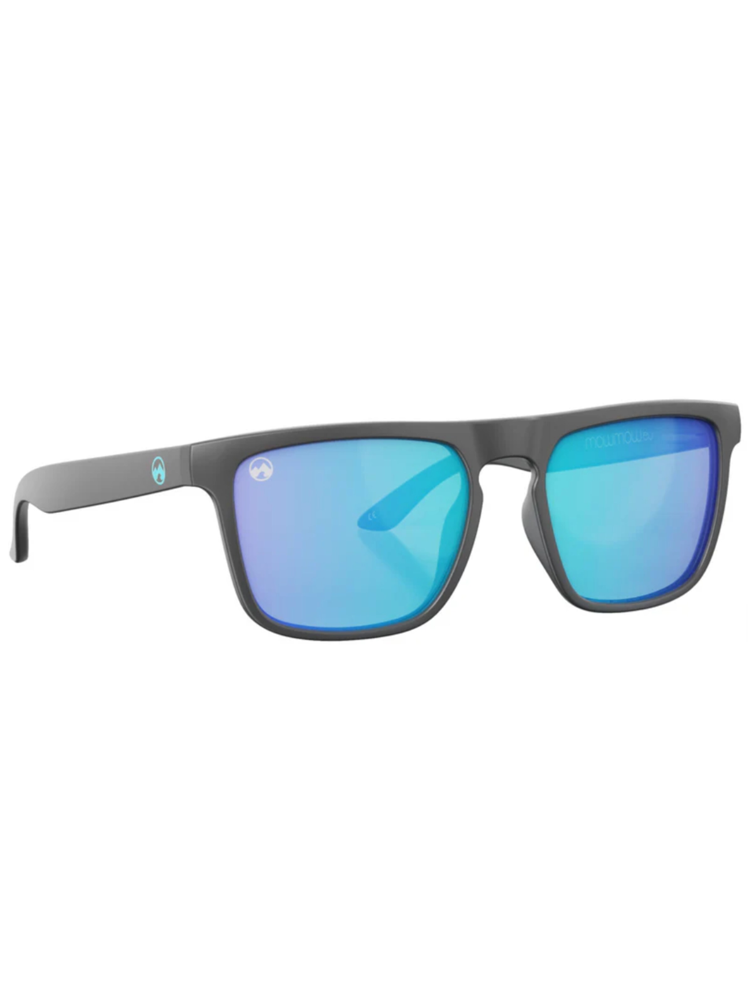 Mowmow Sportzonnebril 'MowMow Thor Sunglasses - Polarized - Men - Women - Black' in Blauw