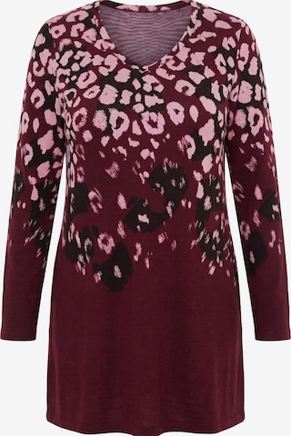 Ulla Popken Longshirt in Braun: Vorderseite