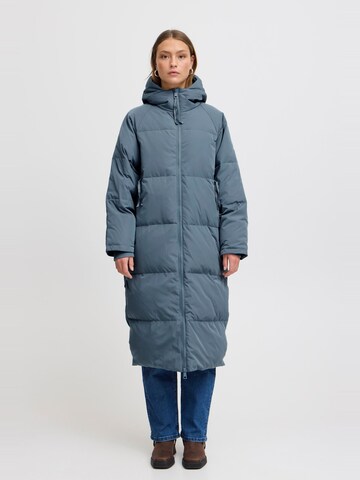 ICHI Winter Coat 'BUNALA DOWN JA4 ' in Blue: front