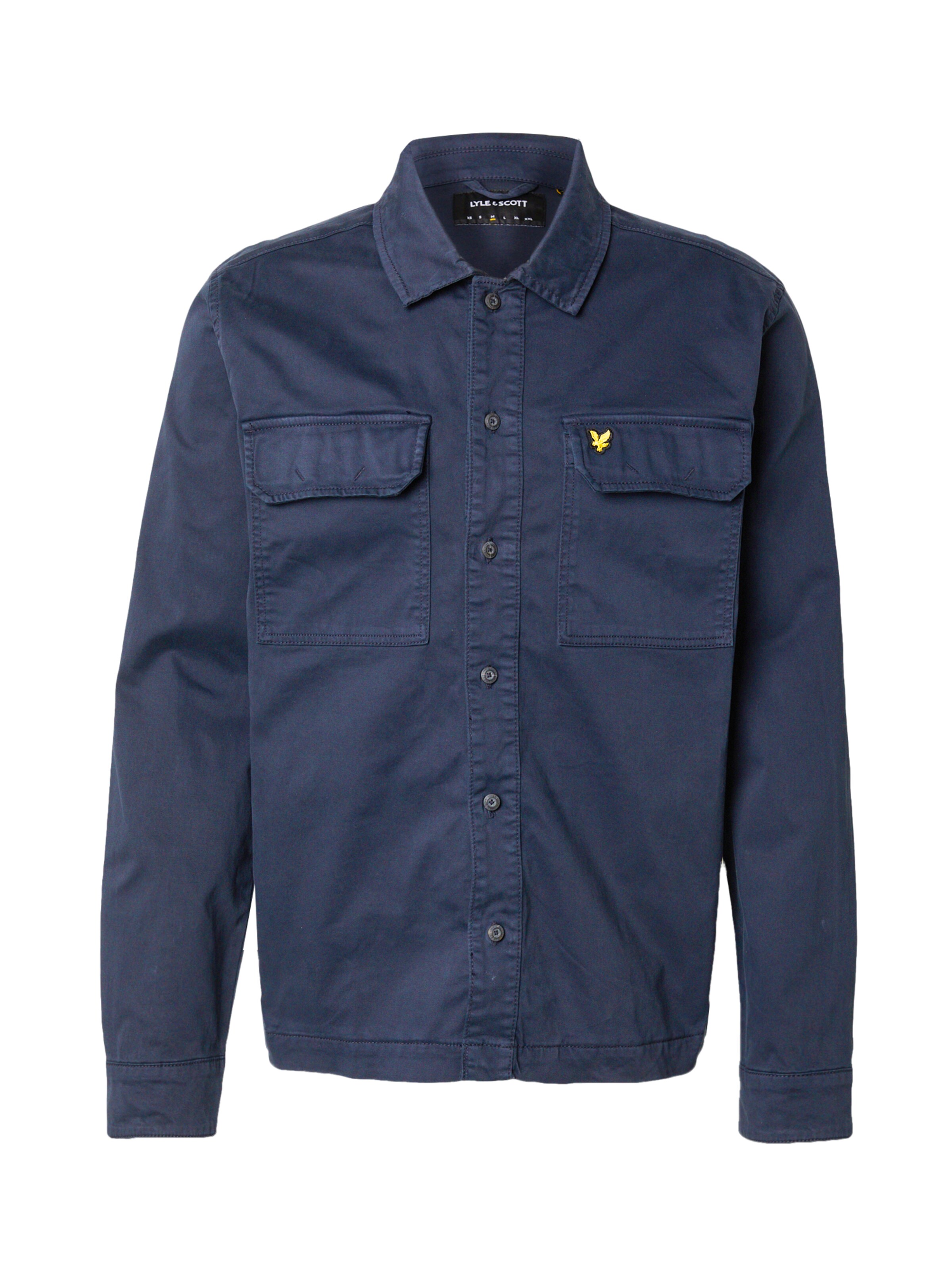 Lyle & Scott - Regular Fit Camisa em azul: frente