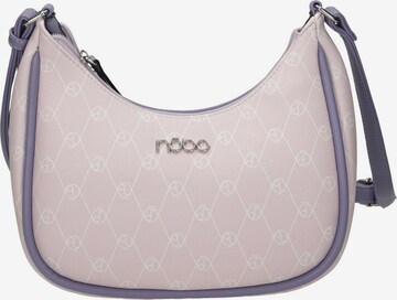 NOBO Crossbody Bag 'Monogram' in Purple: front