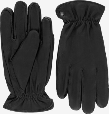 Roeckl Full Finger Gloves 'Detroit' in Black: front