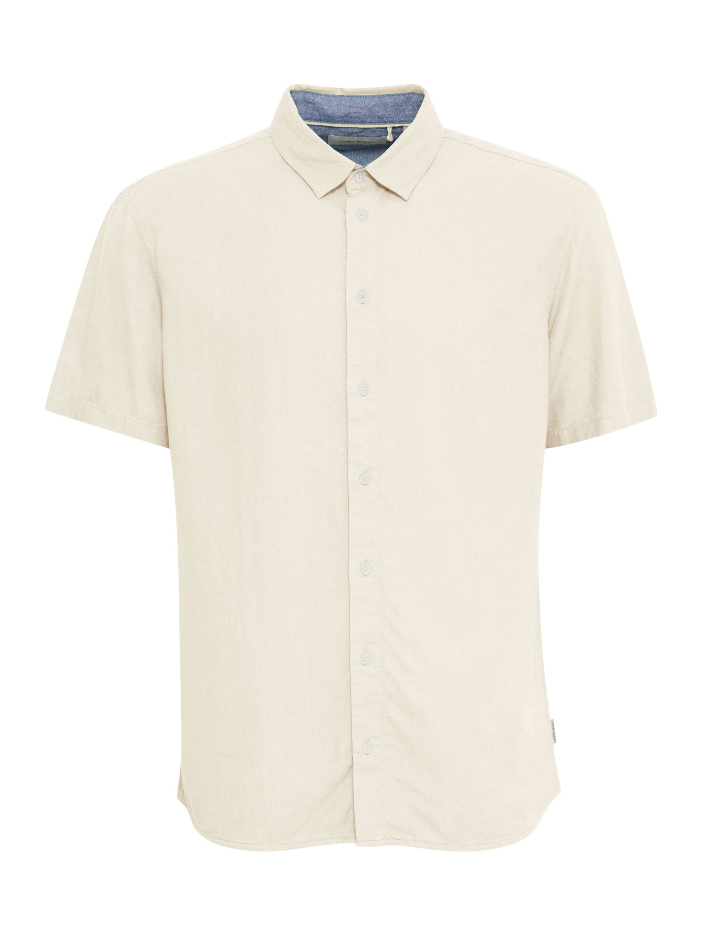 BLEND Regular fit Overhemd 'Bobby' in Beige: voorkant