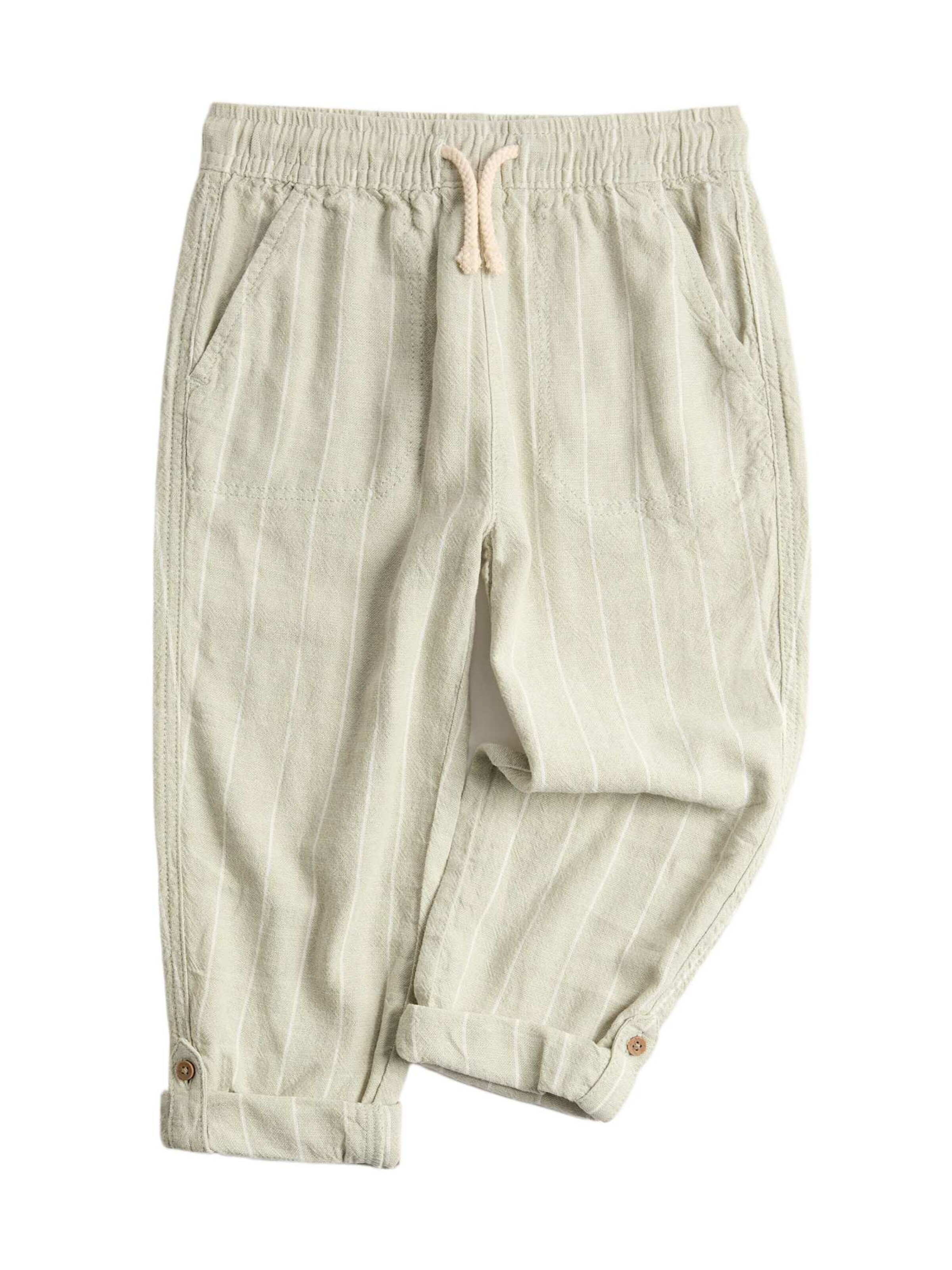 Marks & Spencer Broek in Groen: voorkant