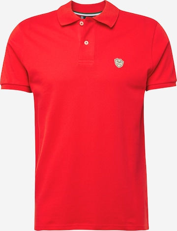 19V69 ITALIA Poloshirt 'Felt' in Rot: predná strana