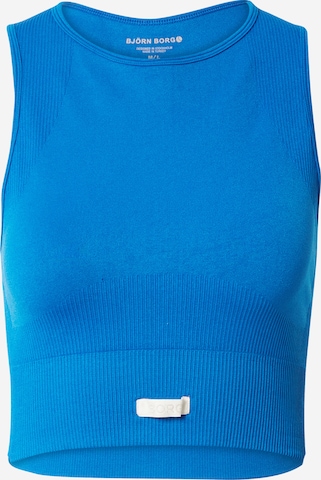 BJÖRN BORG Sports bra in Blue: front