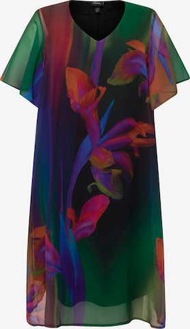 Ulla Popken Abendkleid in Mischfarben: Vorderseite