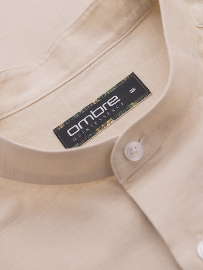 Ombre Zakelijk overhemd in 37-38 in de kleur Beige, Productweergave