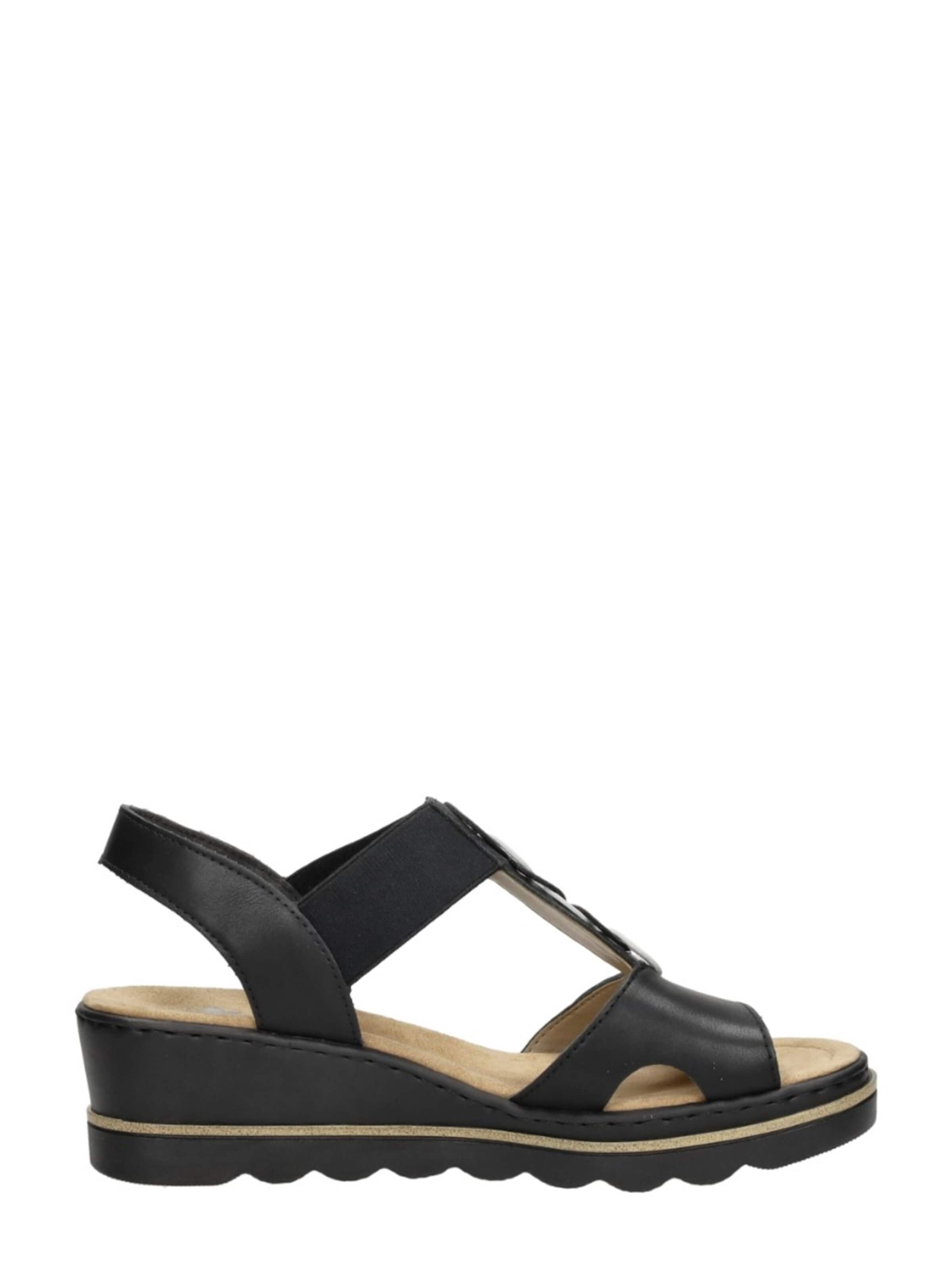 Rieker Sandal 'Sandalen Hak' in Black