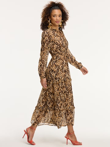 Shiwi Φόρεμα 'JADE LEOPARD' σε καφέ