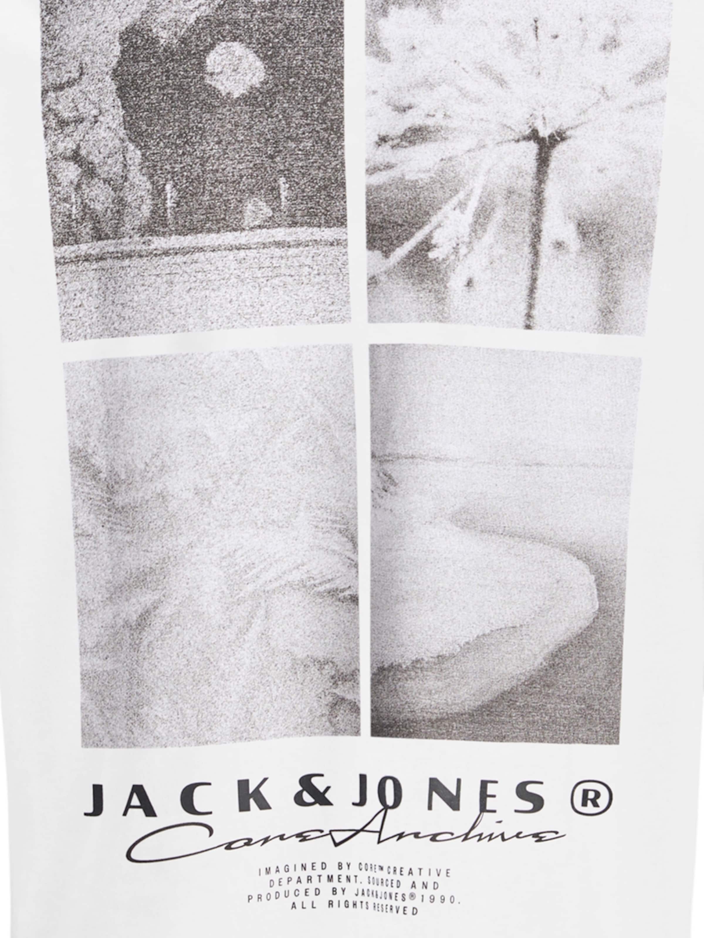 T-Shirt Jack & Jones Junior en blanc