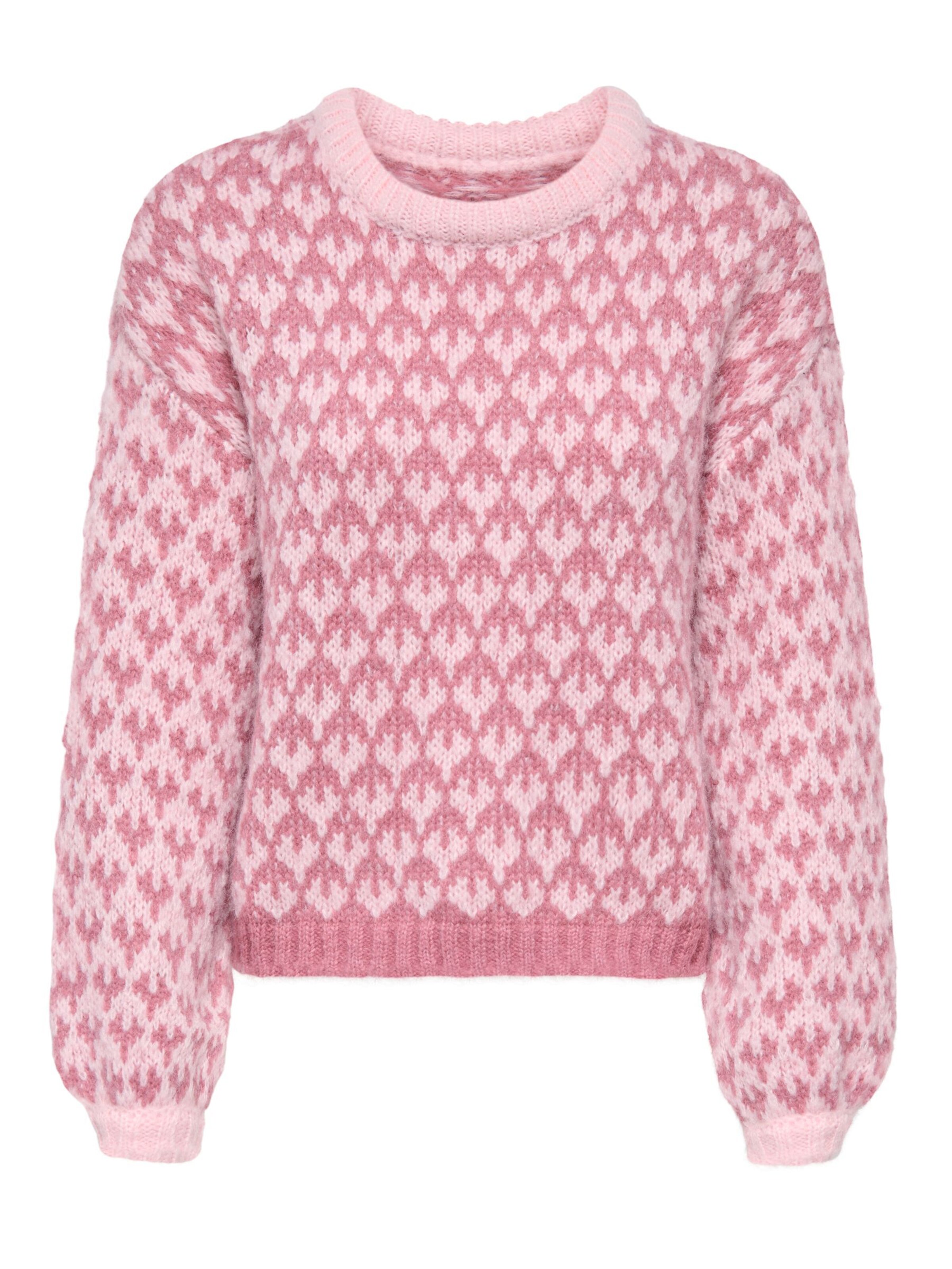 Pullover in XS ONLY di colore rosa / bianco, Visualizzazione prodotti