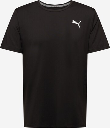 T-Shirt fonctionnel PUMA en noir : devant