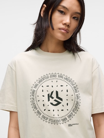 KARL LAGERFELD JEANS T-shirt i beige