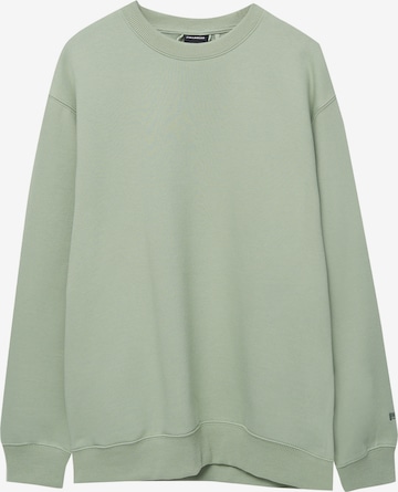 Pull&Bear Sweatshirt i grön: framsida