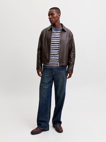 JACK & JONES Sveter 'JORSALAMANCO' - Modrá