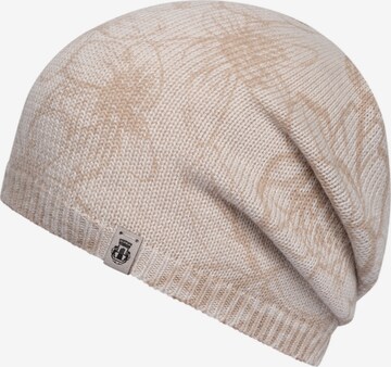 Roeckl Beanie 'Summer Flower' in Beige: front