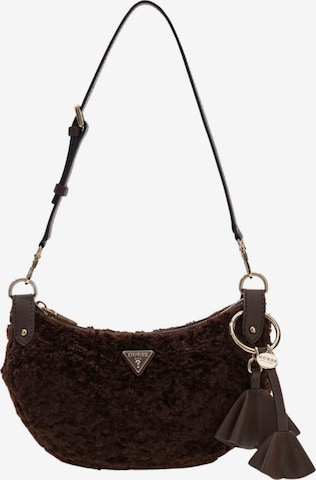 Borsa a spalla 'Guess Borsa Katie Convertible Shoulder Bag' di GUESS in marrone: frontale