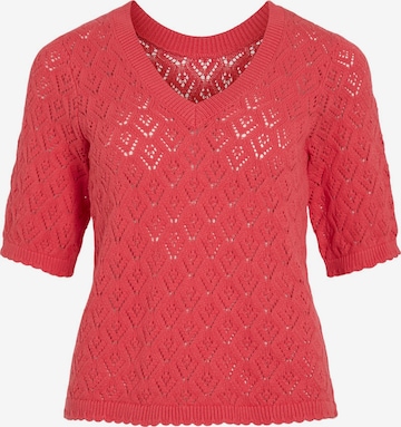 Pullover 'VISava' di VILA in rosso: frontale