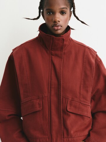 Veste mi-saison 'PACIFIC' Pull&Bear en rose