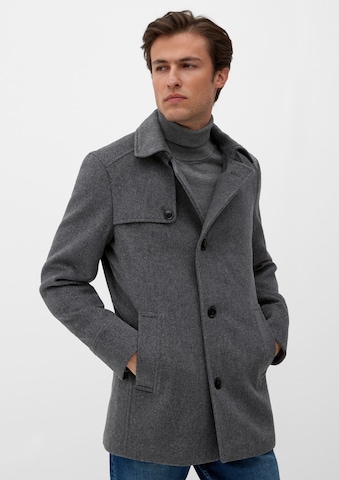 s.Oliver Between-Seasons Coat in Grey: front