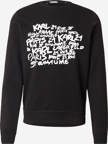Karl Lagerfeld Collegepaita värissä musta: etupuoli