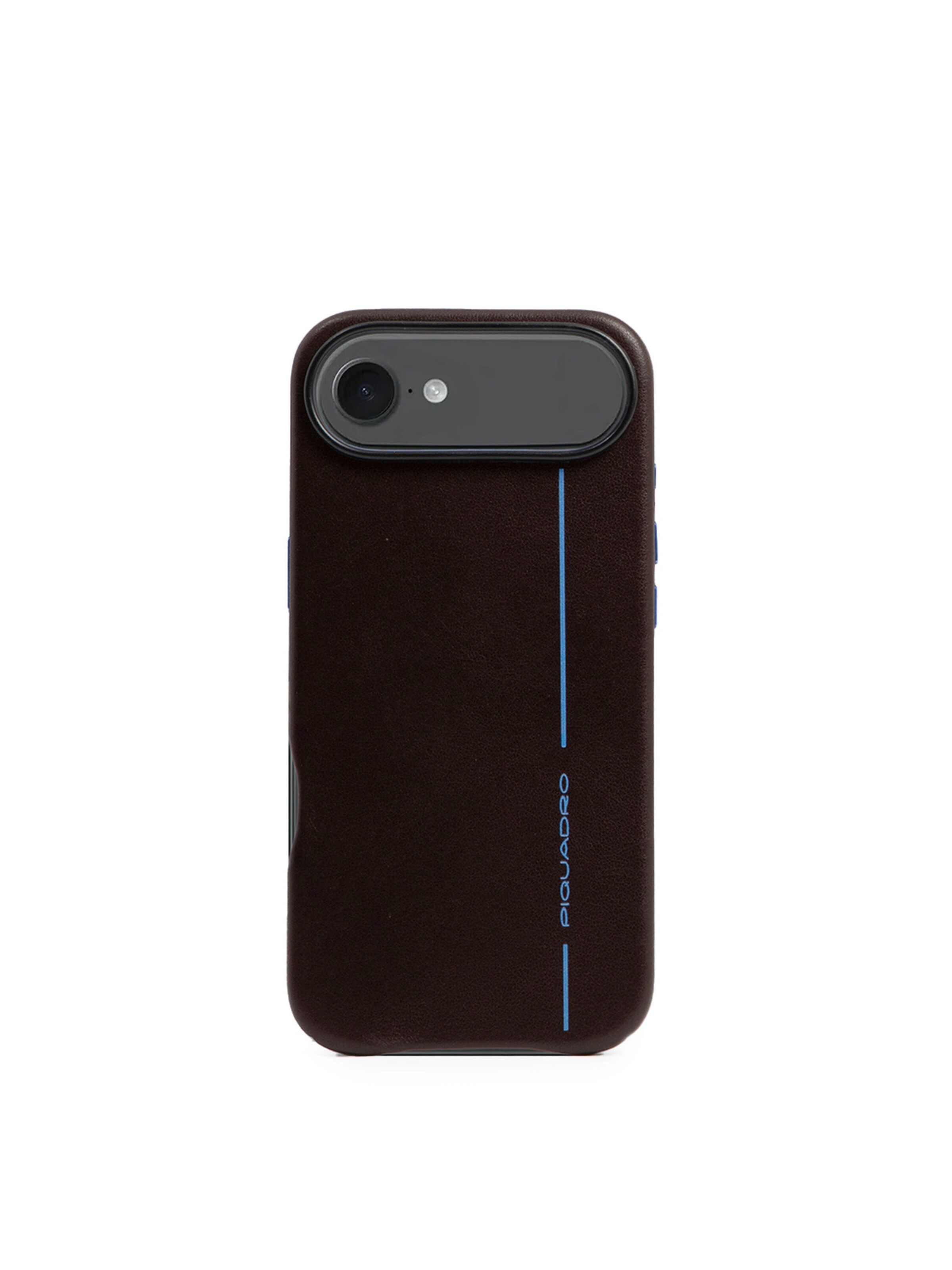 Piquadro Smartphonehoesje in Bruin: voorkant