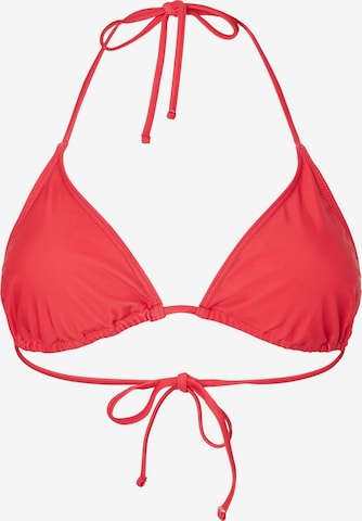 PIECES Bikinitop 'PCBaomi' in Rood: voorkant