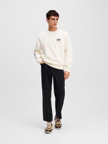 Felpa 'Ikon' di Karl Lagerfeld in beige