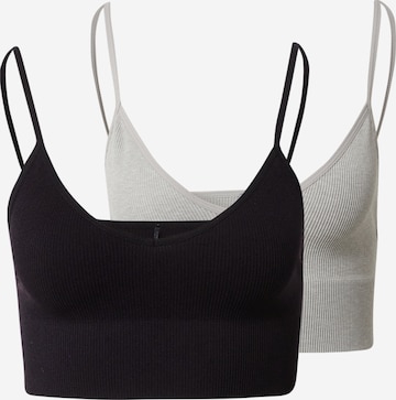 ONLY Bra 'VICKY' in Grey: front