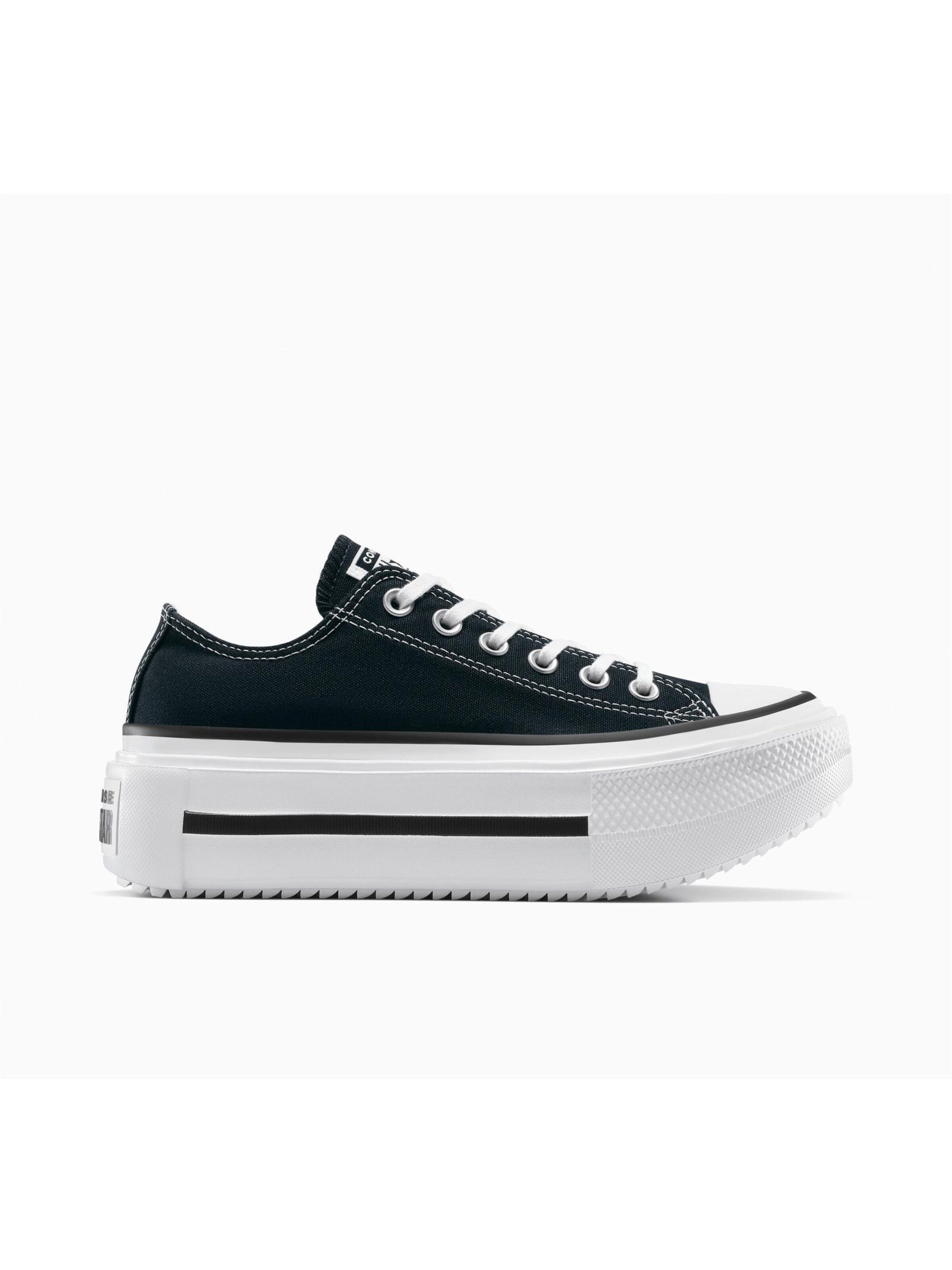 CONVERSE Platform trainers 'Ct As Lift Double Stack' in Black: front
