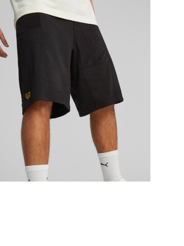 PUMA Обычный Спортивные штаны 'Gen.G' в Черный: спереди