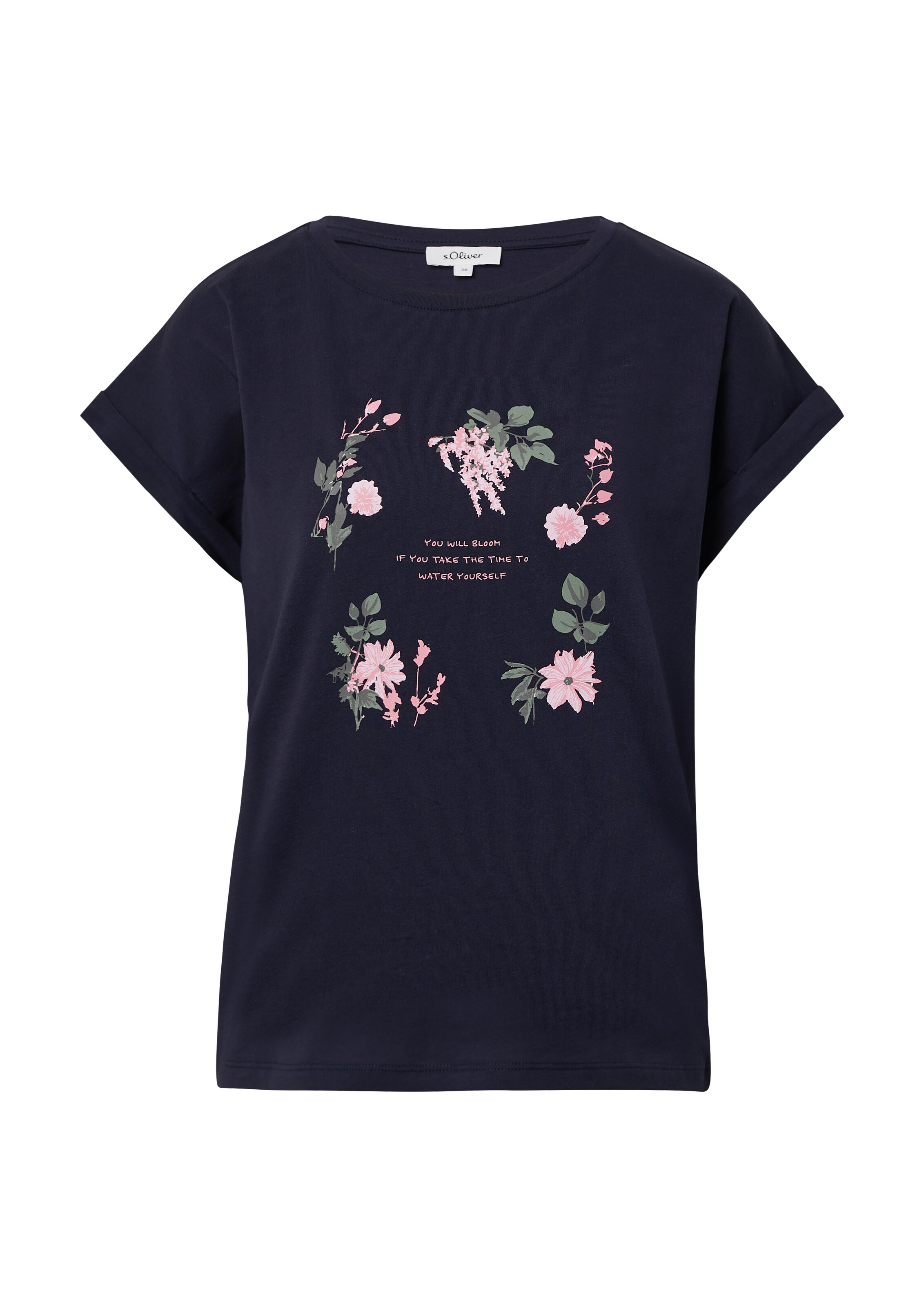 s.Oliver Shirt in Blau: Vorderseite