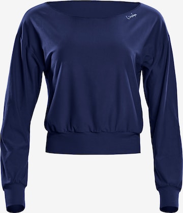 T-shirt fonctionnel 'LS003LS' Winshape en bleu : devant
