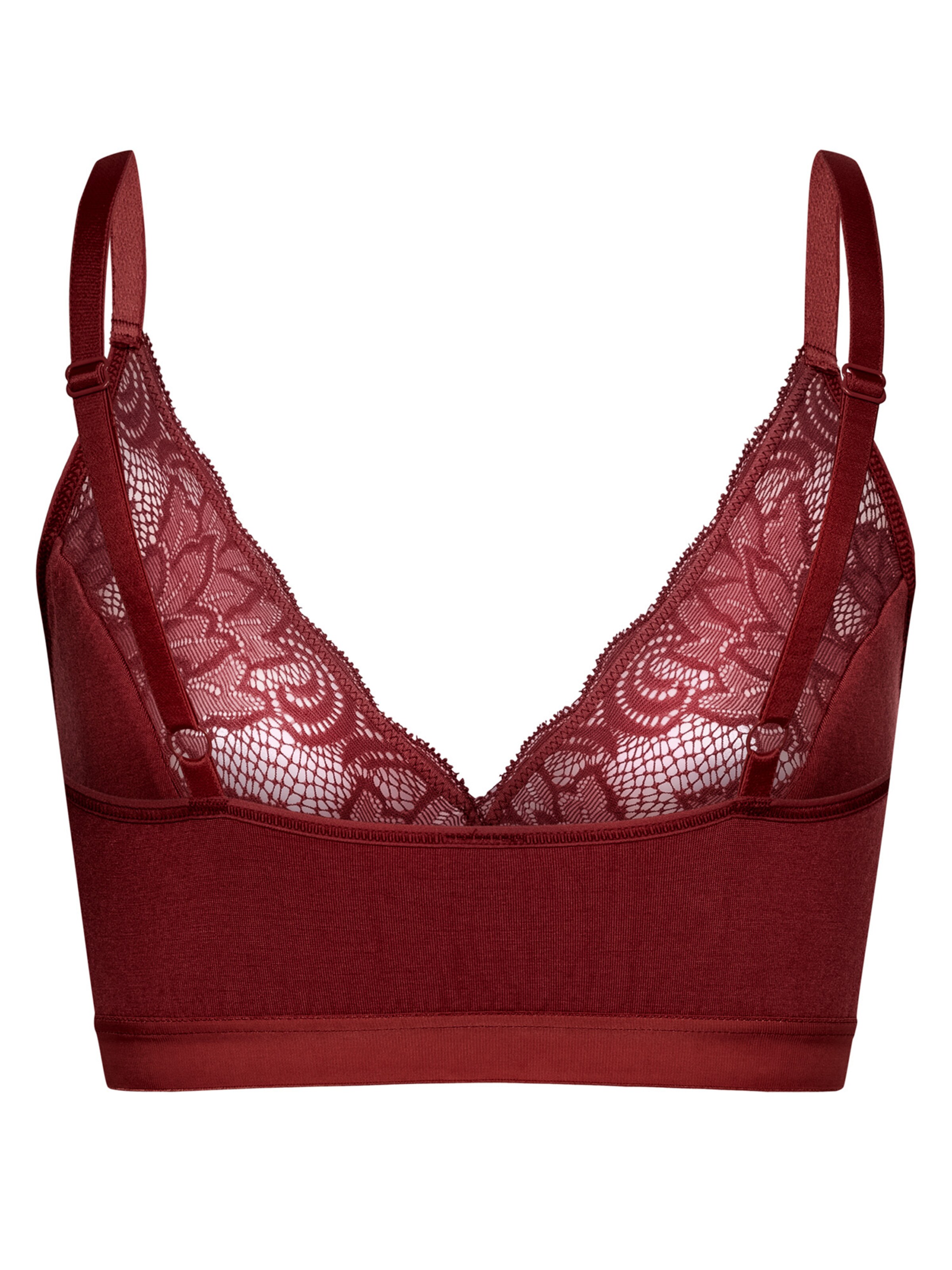 Erlich Textil Bustier BH 'Alisa' in Rood