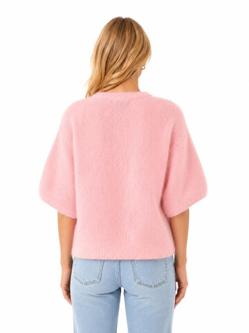 Noella Knit Cardigan in Pink