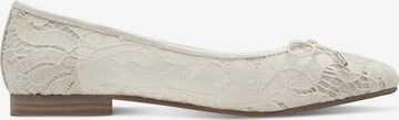 TAMARIS Ballet Flats in Beige