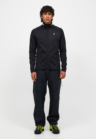 PEAK PERFORMANCE Fleece jas in Zwart