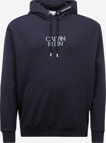 Calvin Klein Big & Tall - Sudadera en azul: frente