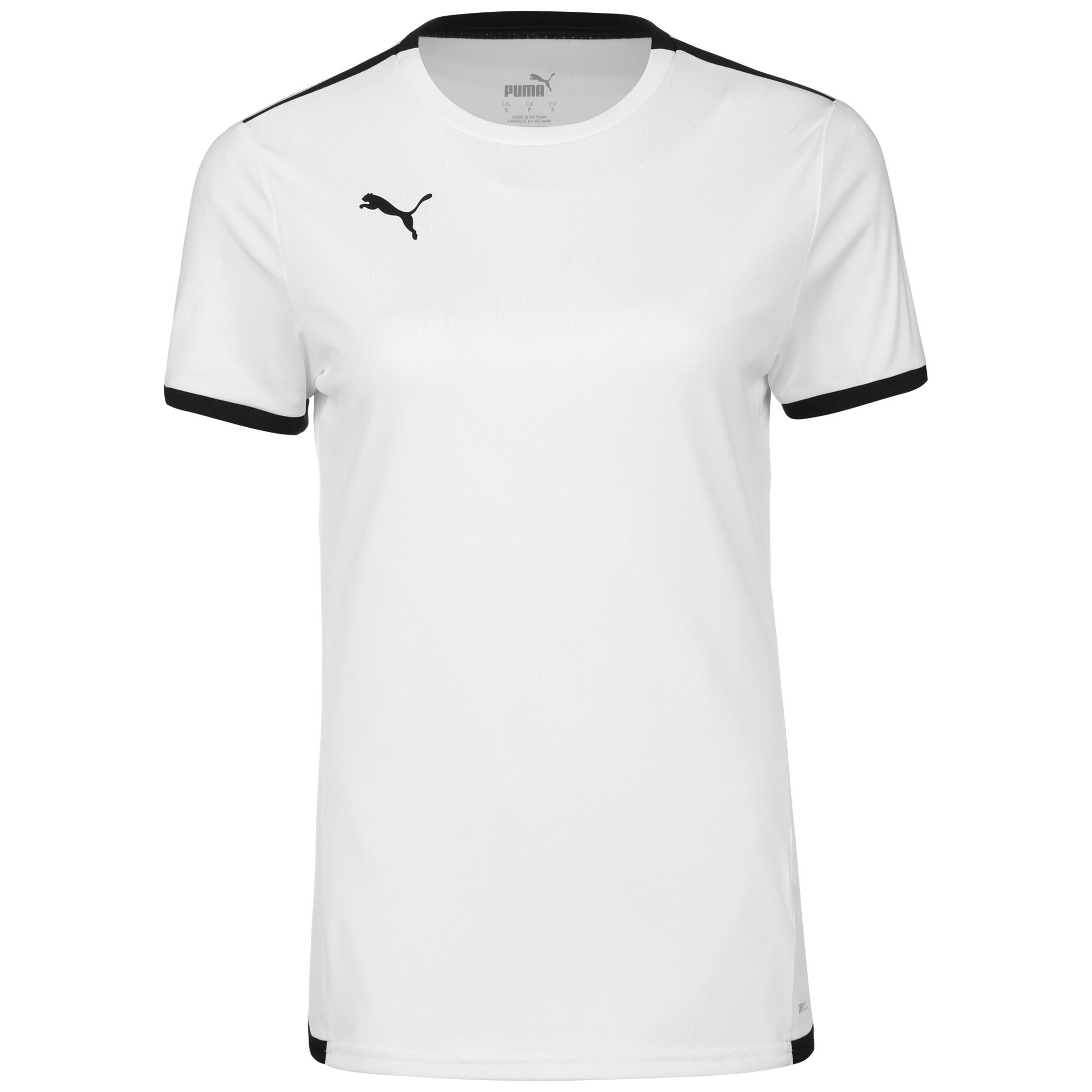 PUMA - Camisola de futebol 'Team Liga' em branco: frente