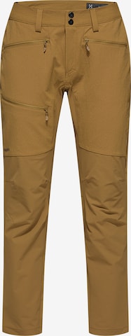 Haglöfs Regular Outdoor Pants 'Rugged Flex' in Brown: front